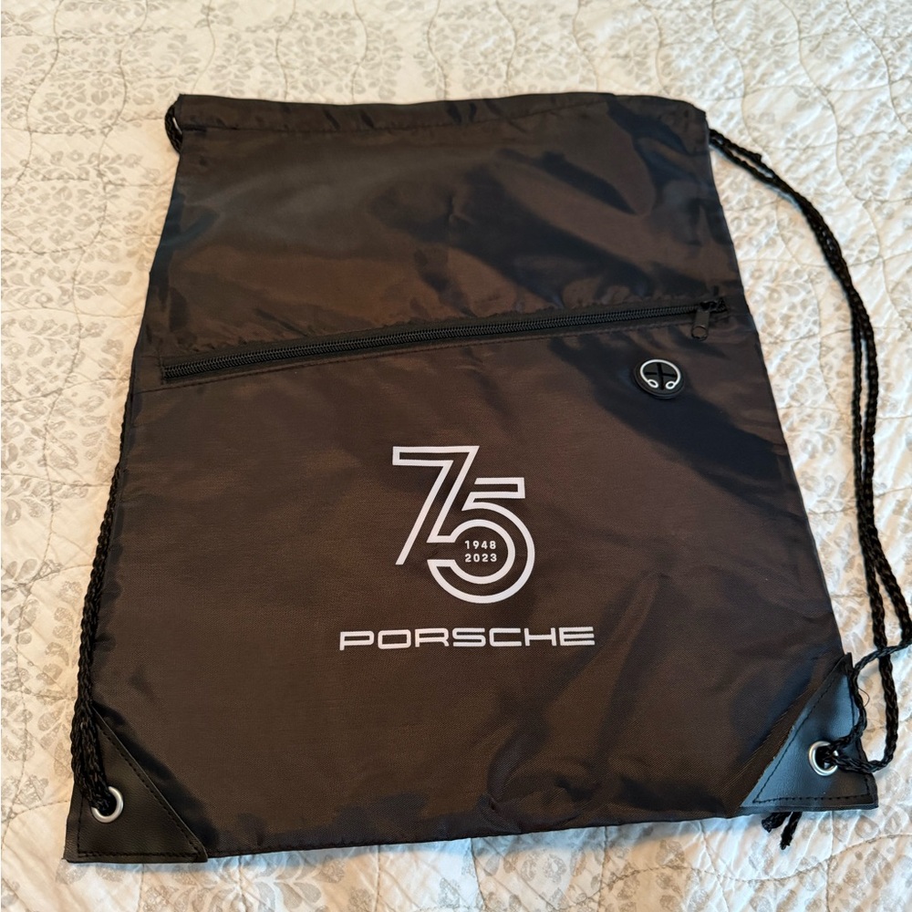 Black Drawstring Bag